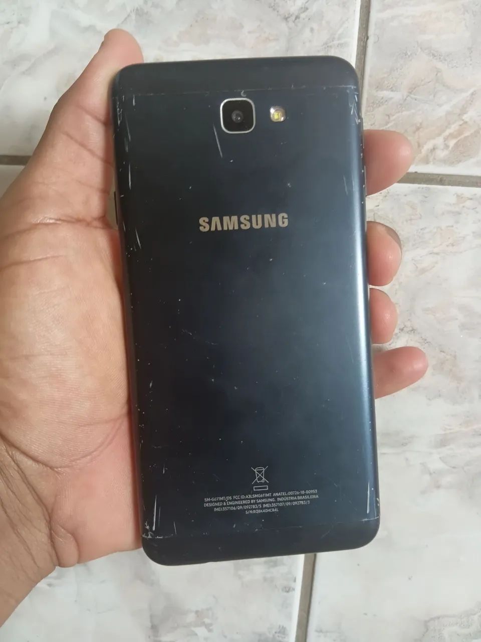 Samsung j7 prime 2 com defeito 