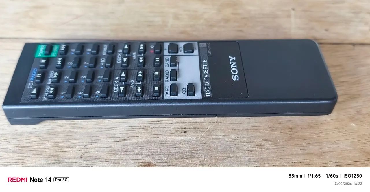 Controle remoto Sony CFD-770 e 775 - Foto 2