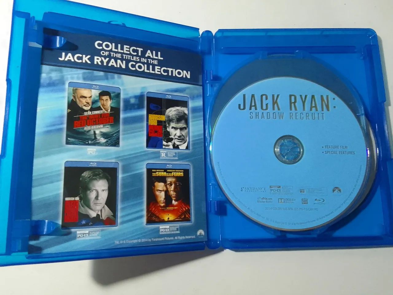 Blu-Ray DUPLO + DVD Operação Sombra: Jack Ryan - importado - Foto 3