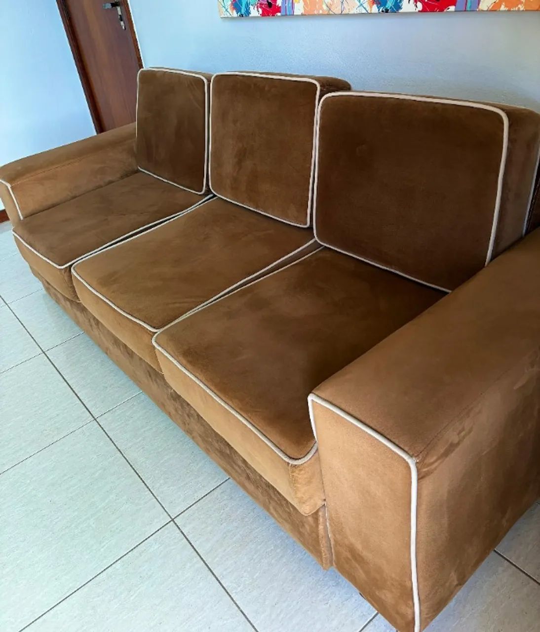 Sofá 3 lugares - Ótimo estado! - Foto 3