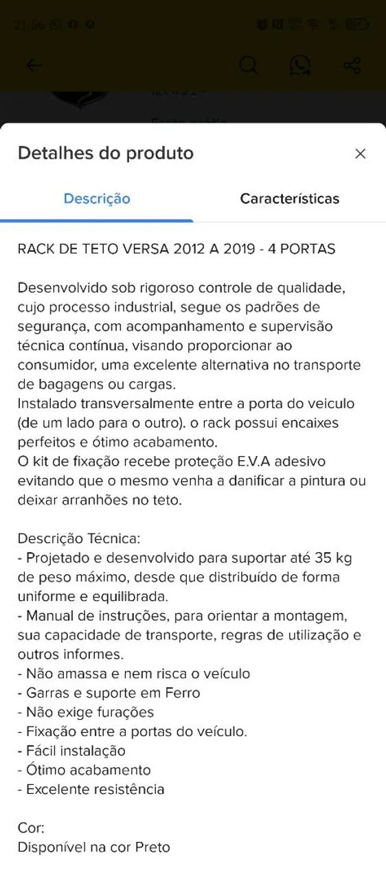 Rack Versa  - Foto 5