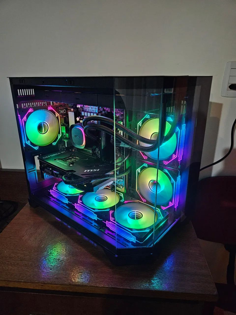 Pc gamer com i7 14700kf com rtx 4070 e 16gb DDR5 - Foto 2
