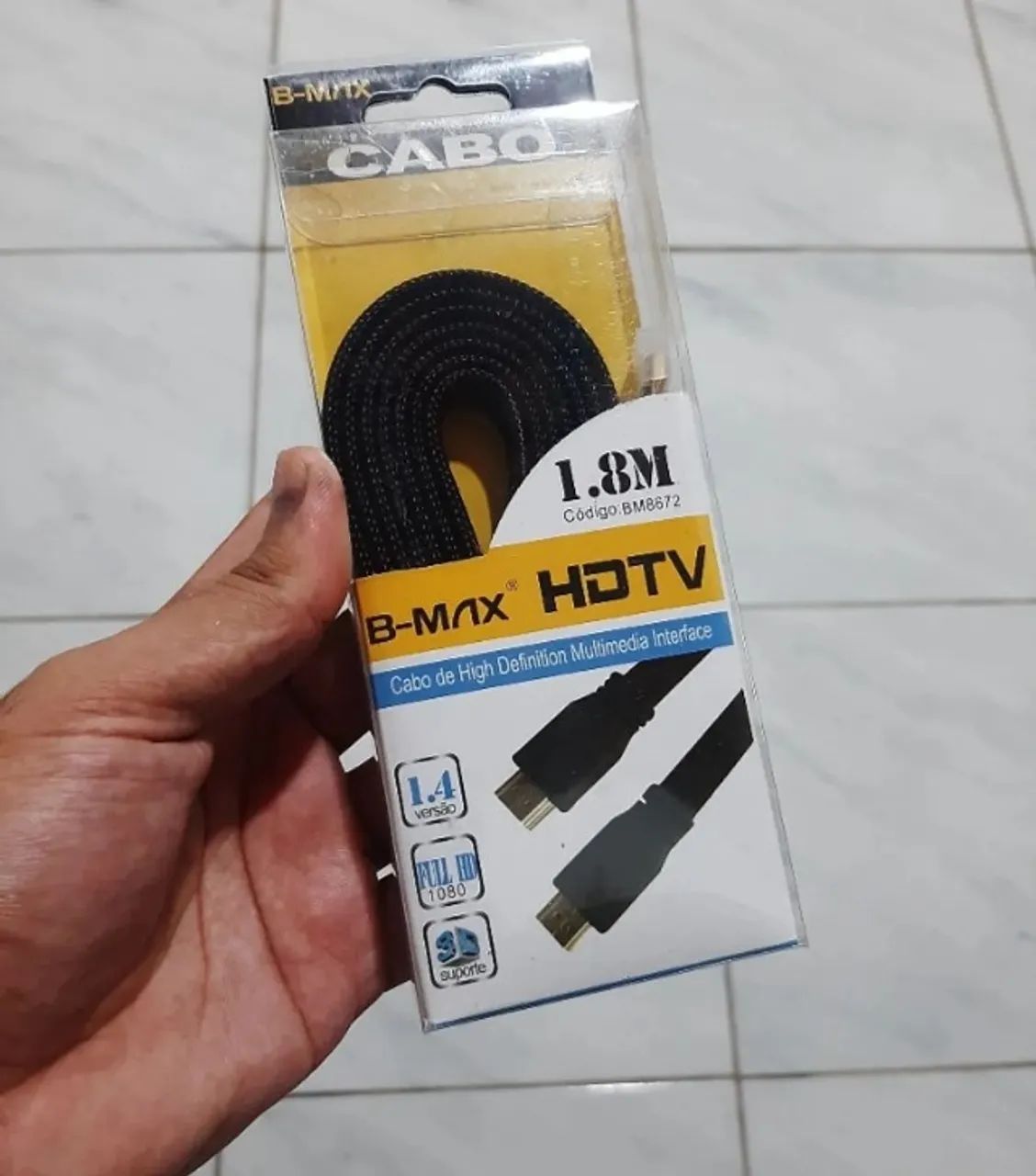 Cabo HDMI B-MAX 1,8m com Frete Grátis
