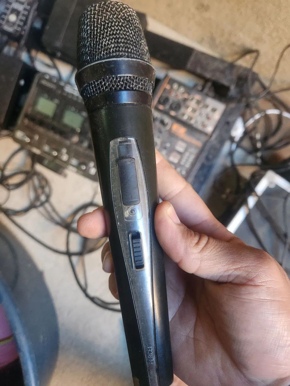 Microfone profissional sem fio