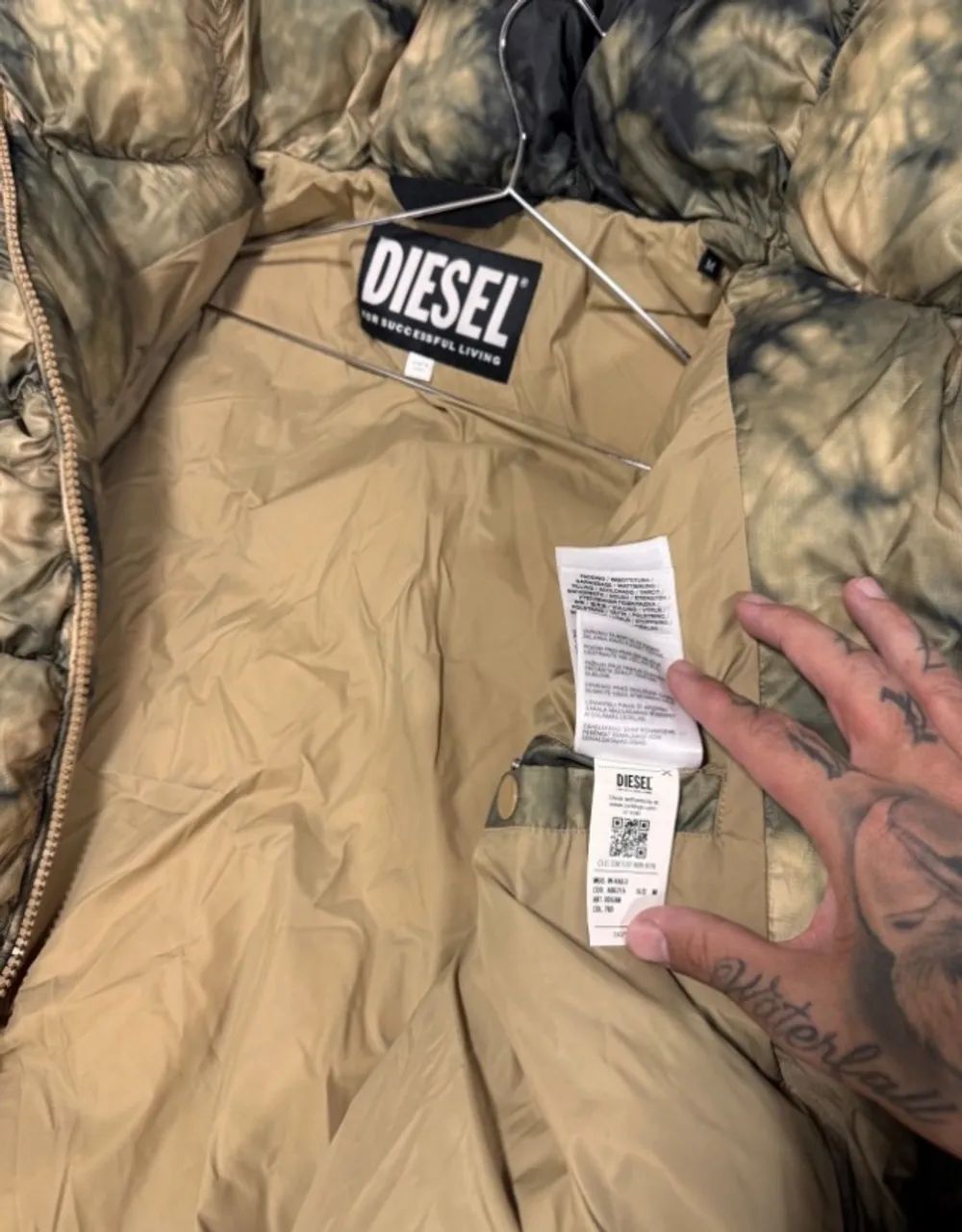 jaqueta diesel puffer oversized tam m - Foto 4