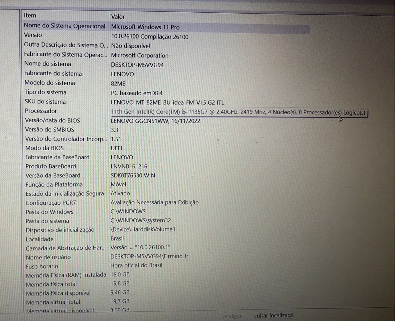 Lenovo V15 G2-ITL (Type 82ME) - Foto 2
