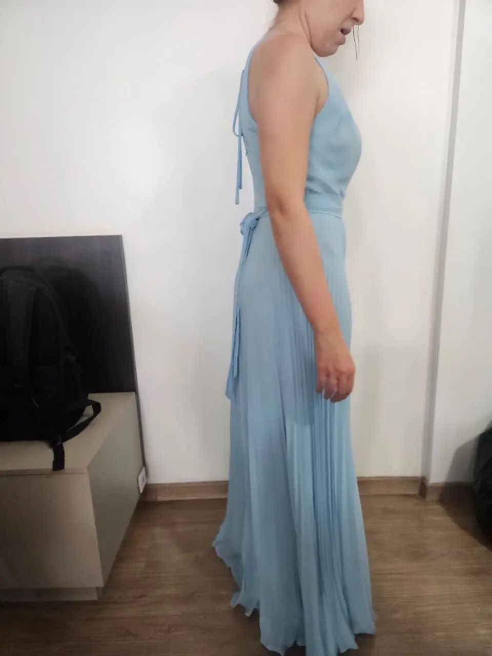 Vestido longo azul serenity  - Foto 4