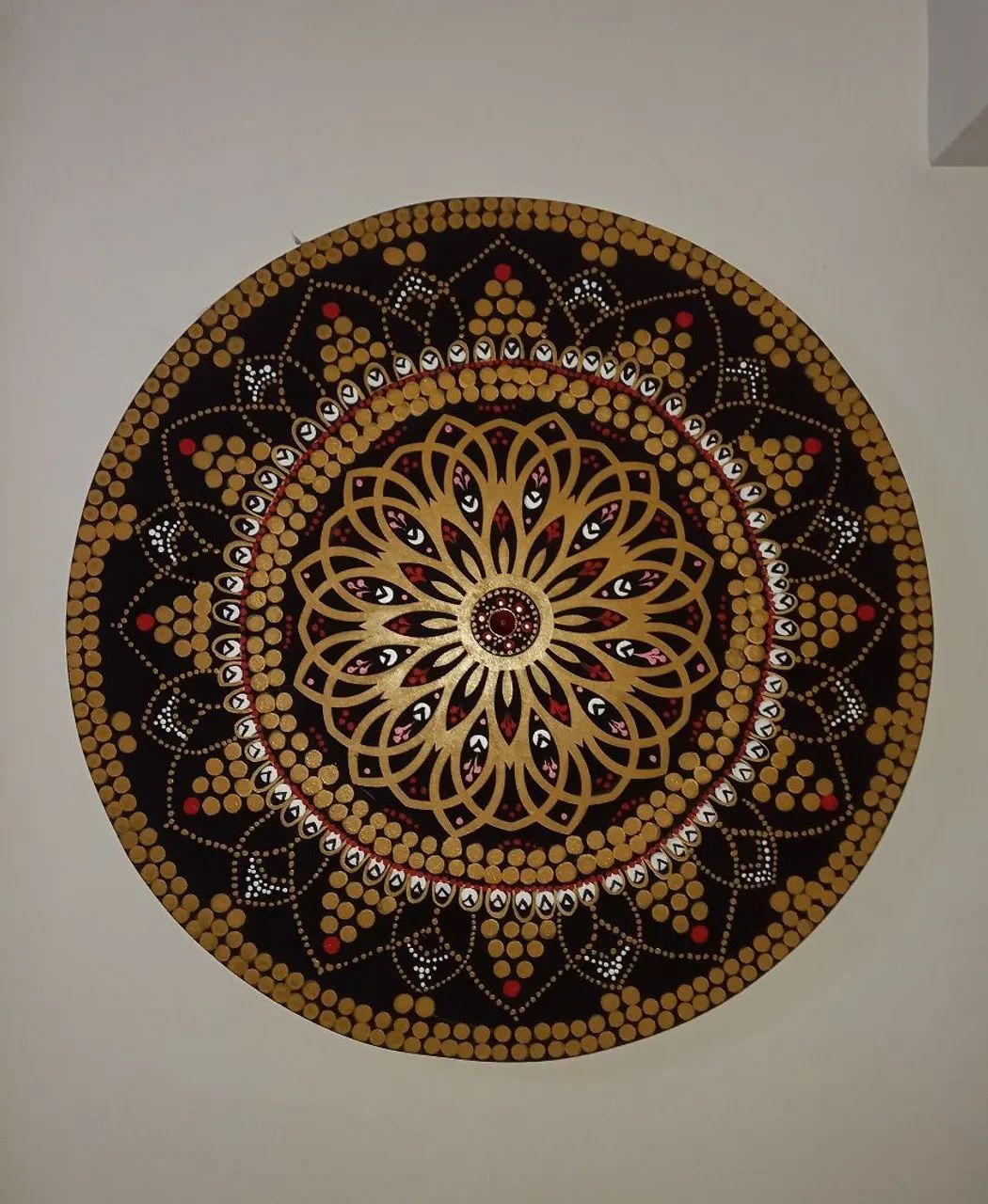 QUADRO MANDALA 80X80CM
