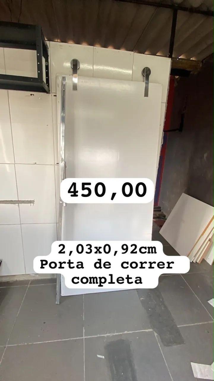 Portas de correr completa 