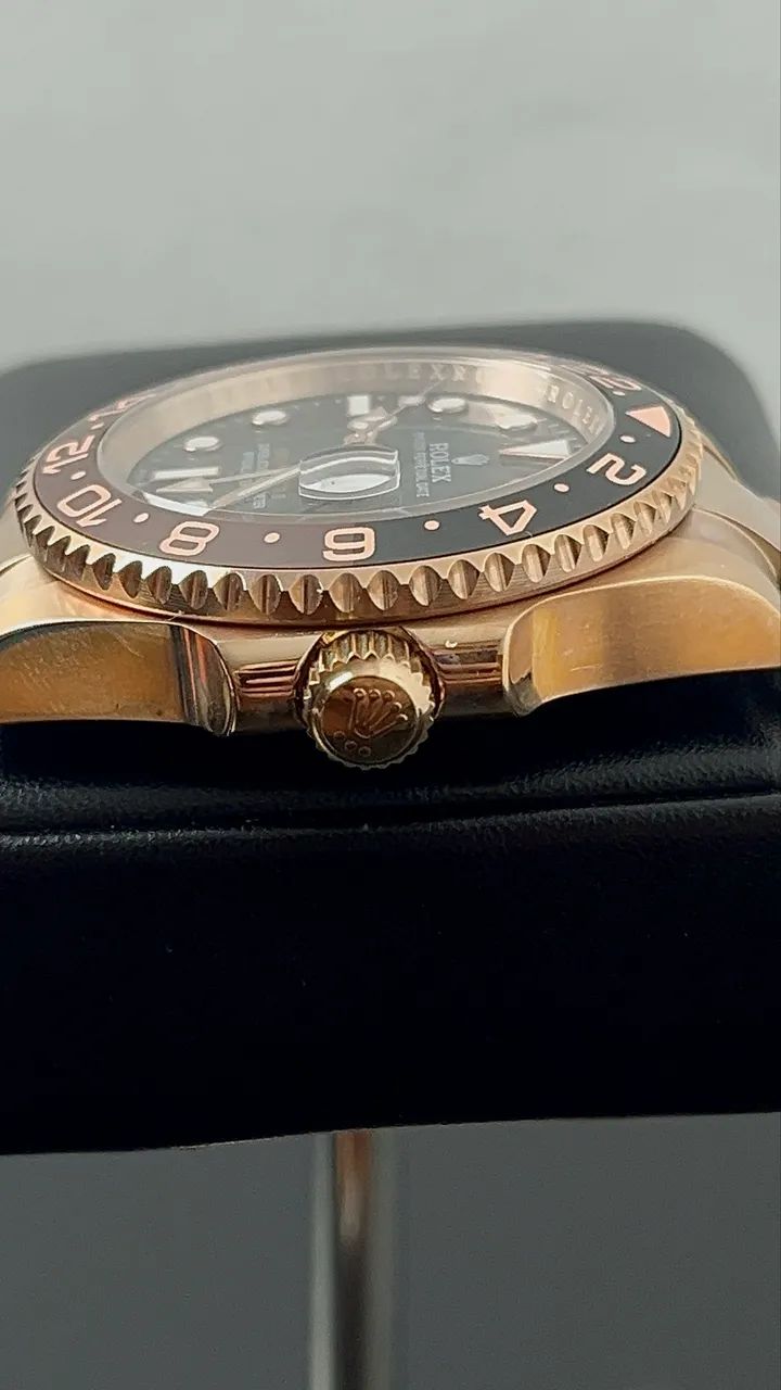 Relógio Rolex GMT Rootbear Rose  - Foto 3