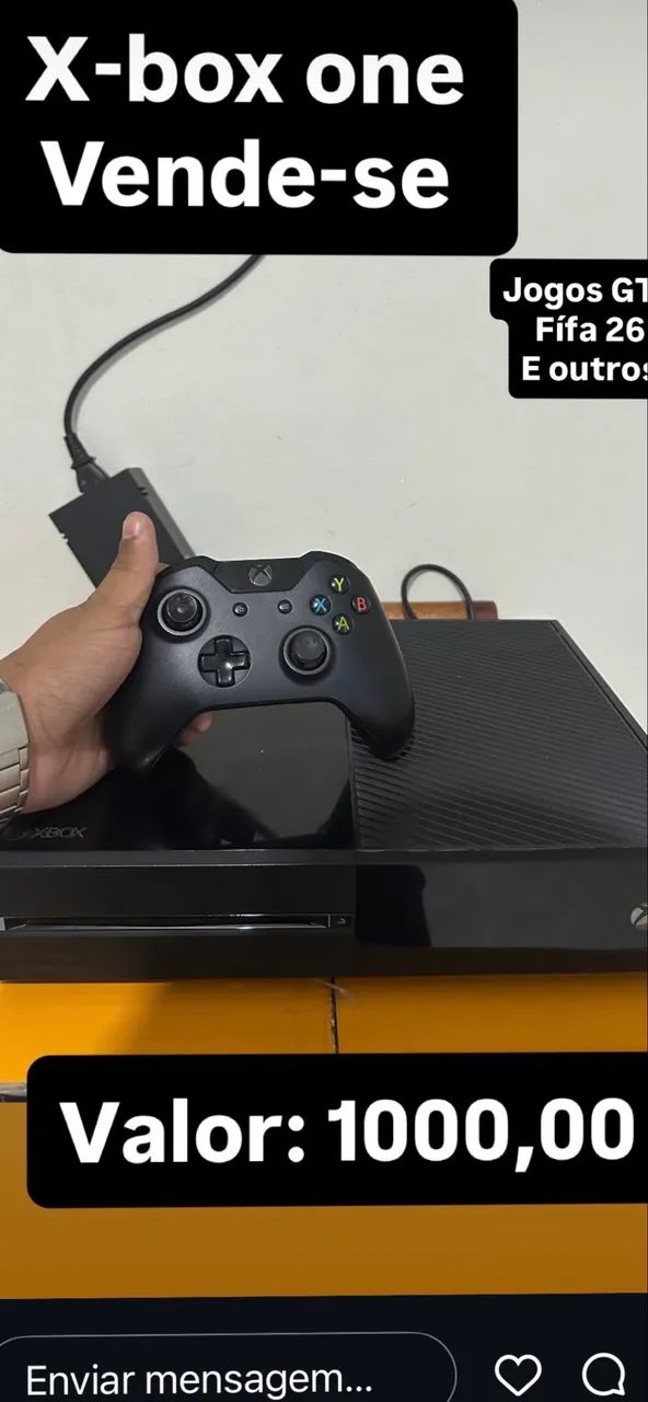Xbox one / vários jogos baixados.