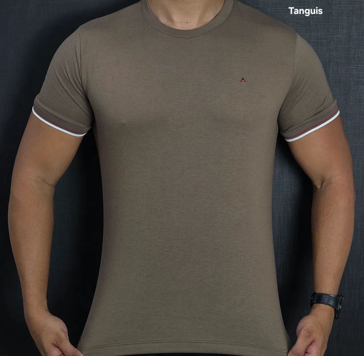Camisa básica algodão peruano  - Foto 3