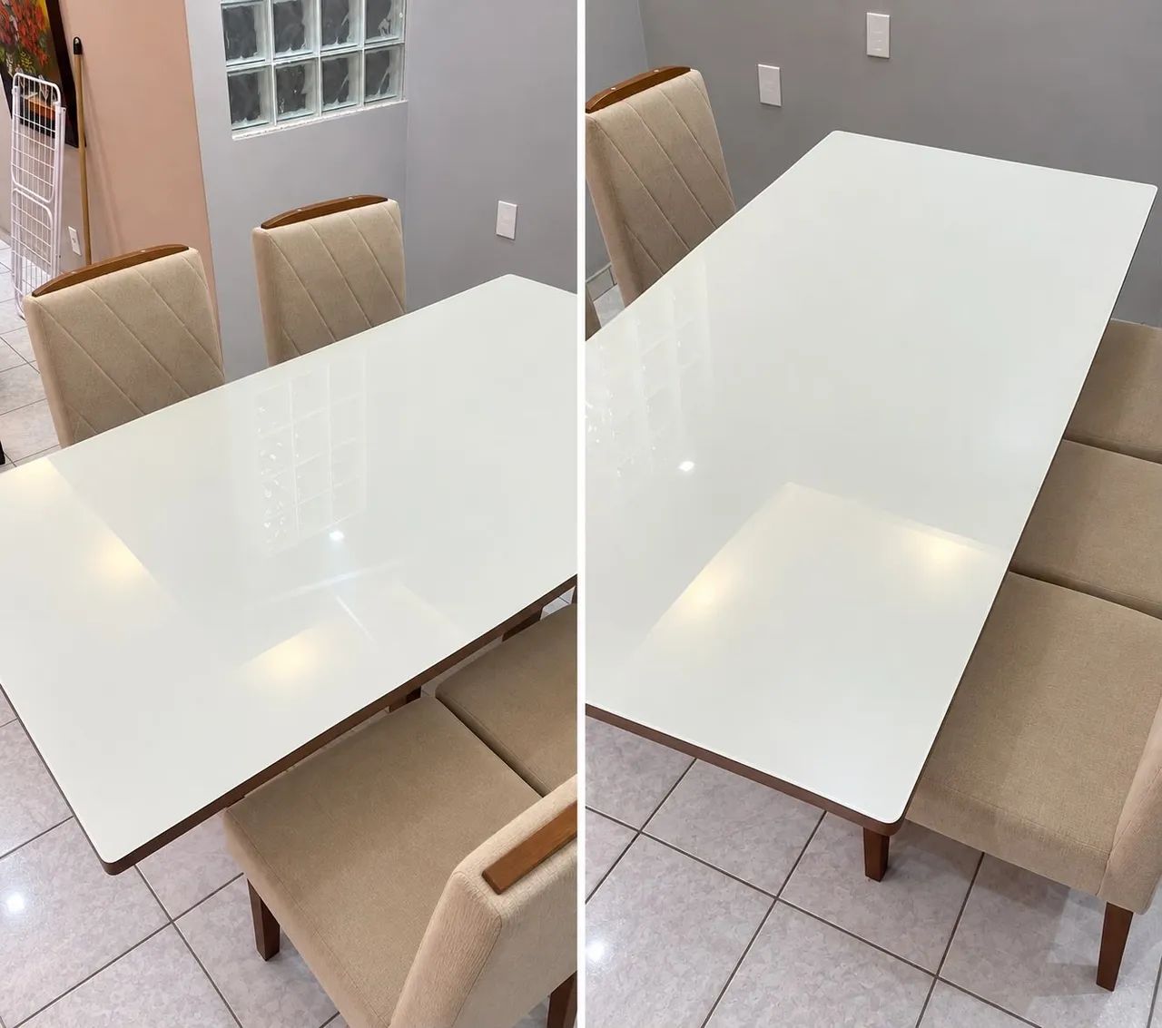 Vendo mesa com 6 cadeiras  - Foto 2