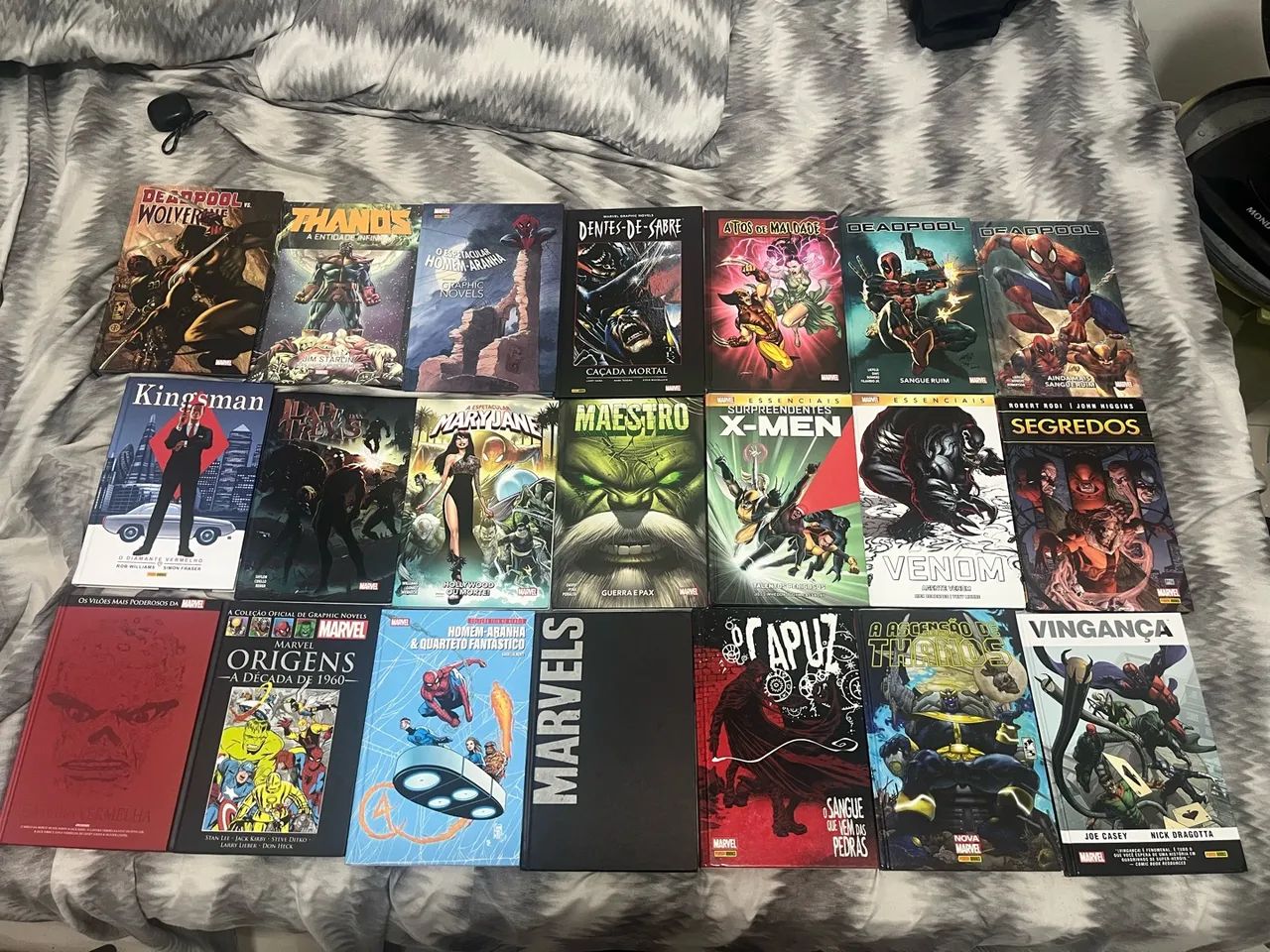 Quadrinhos Marvel capa dura