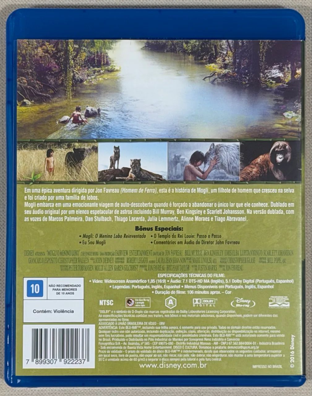 BLU-RAY MOGLI O MENINO LOBO (ORIGINAL) - Foto 2
