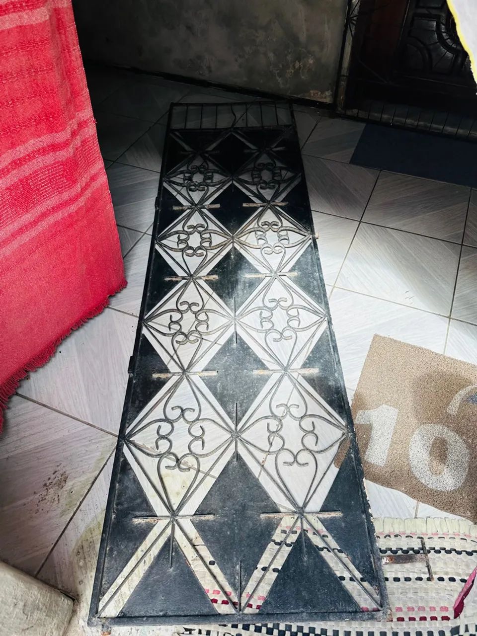 Portão de ferro para garagem usado - Foto 2