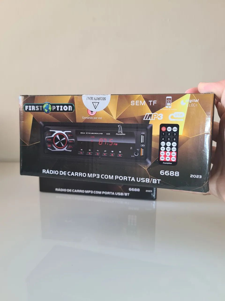 rádio de carro 