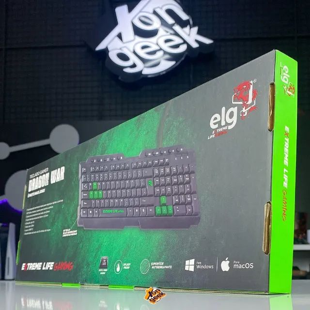 Teclado Gamer Dragon War ELG | Item LACRADO - Custo-Benefício! | A Pronta Entrega