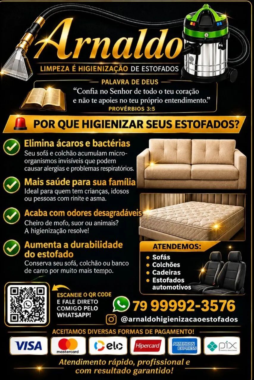 LAVAGEM E HIGIENIZAÇÃO DE ESTOFADOS  - Foto 3