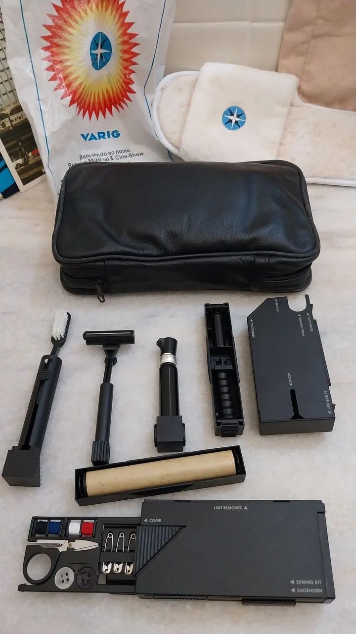 antigo kit da varig contendo necessaire e diversos itens - Foto 4