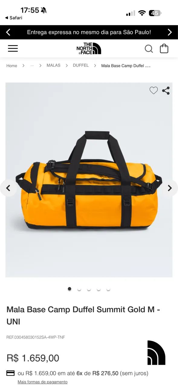 Duffel north face TAM M 