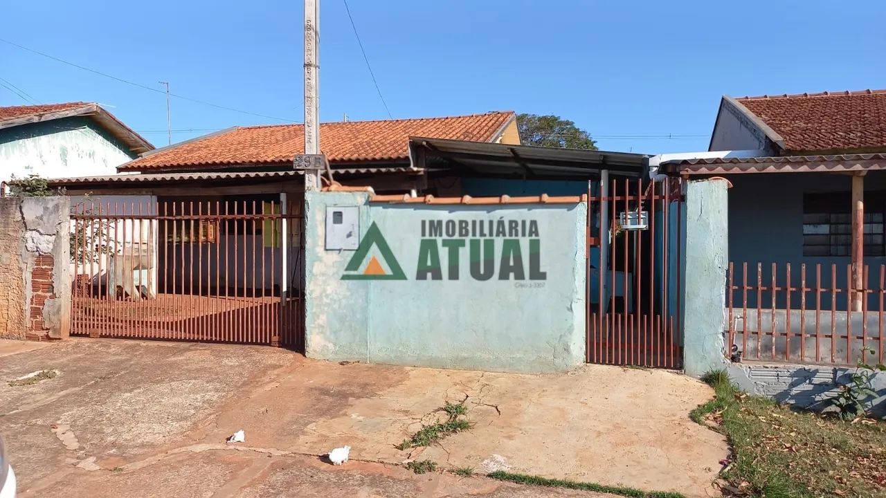 Casa com 02 quartos na cidade de Angulo/PR.