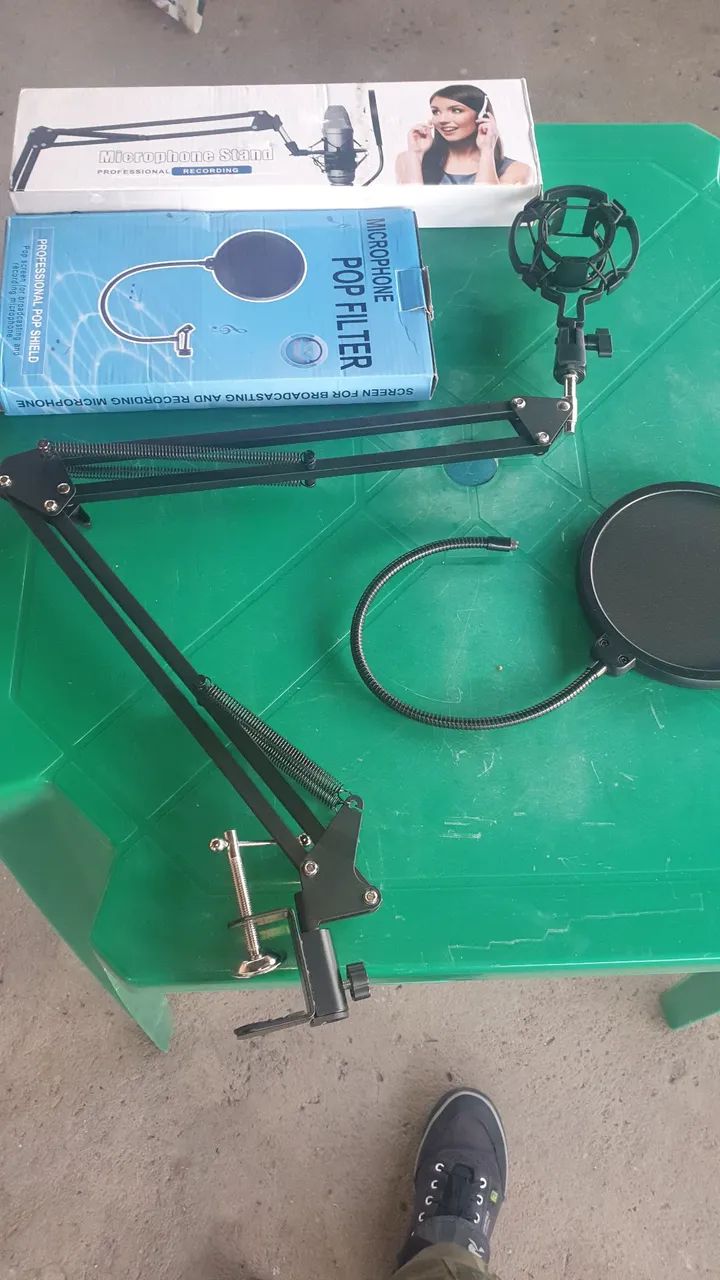 Suporte para microfone profissional 