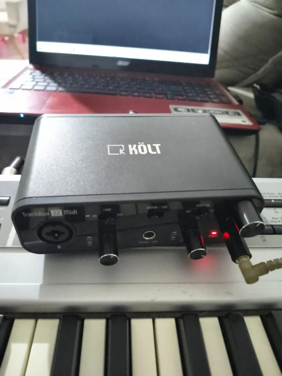 Interface de áudio trackbox22 KOLT Midi USB - Foto 3