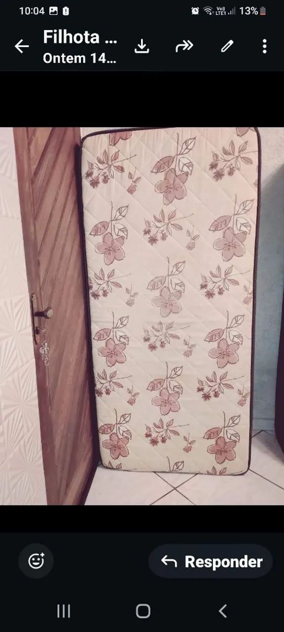 Cama box solteiro semi ortopédica 