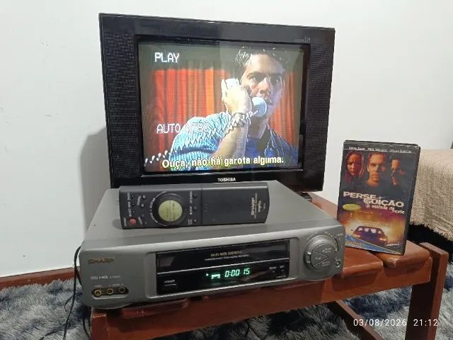 Video Cassete Sharp 6 cabeças Stereo + Controle - Foto 4