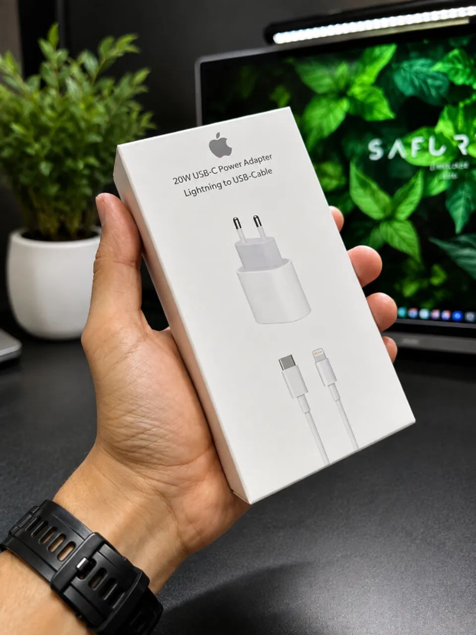 Carregador 20W USB-C + Cabo Lightning - Carga Rápida para iPhone - Foto 4
