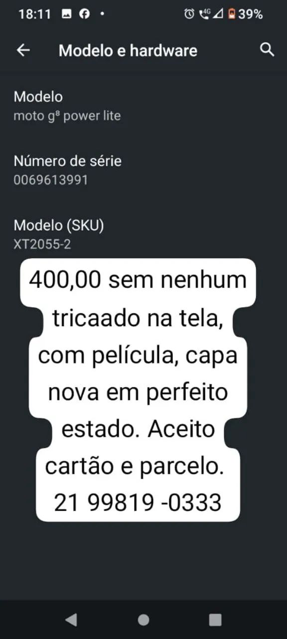 Celular MOTO G8 POWER LITE - Foto 2