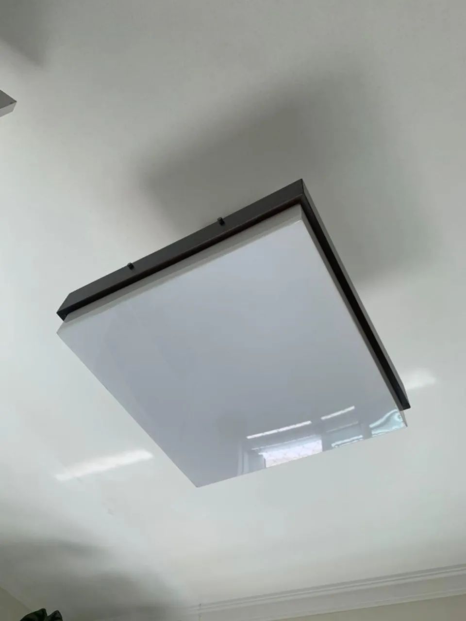 Lustre Pendente Retangular Moderno - 2 Unidades - Perfeito Estado - Foto 2
