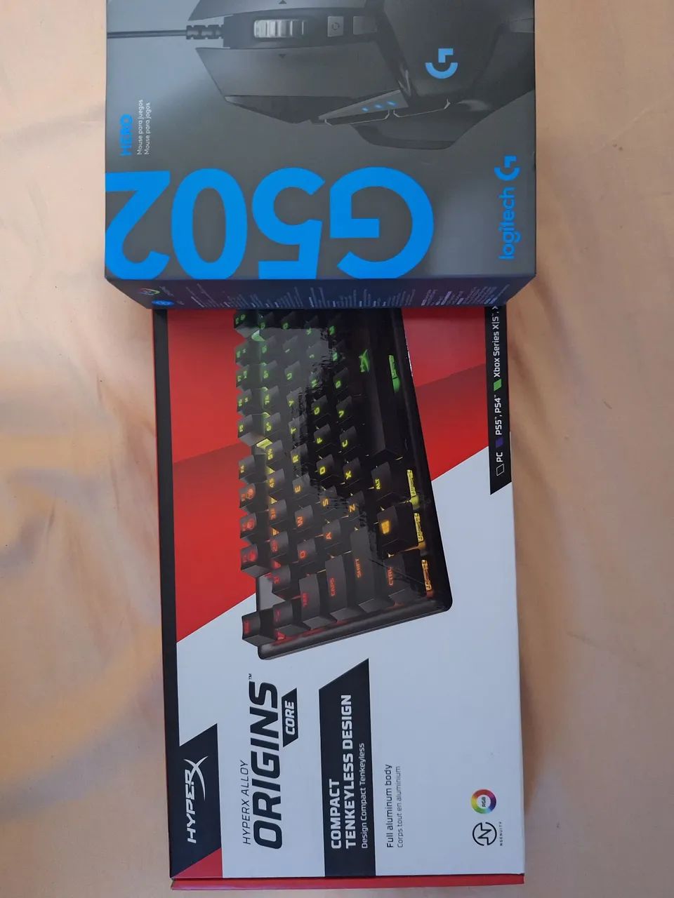 Teclado Hyperex + Mouse Logitech 