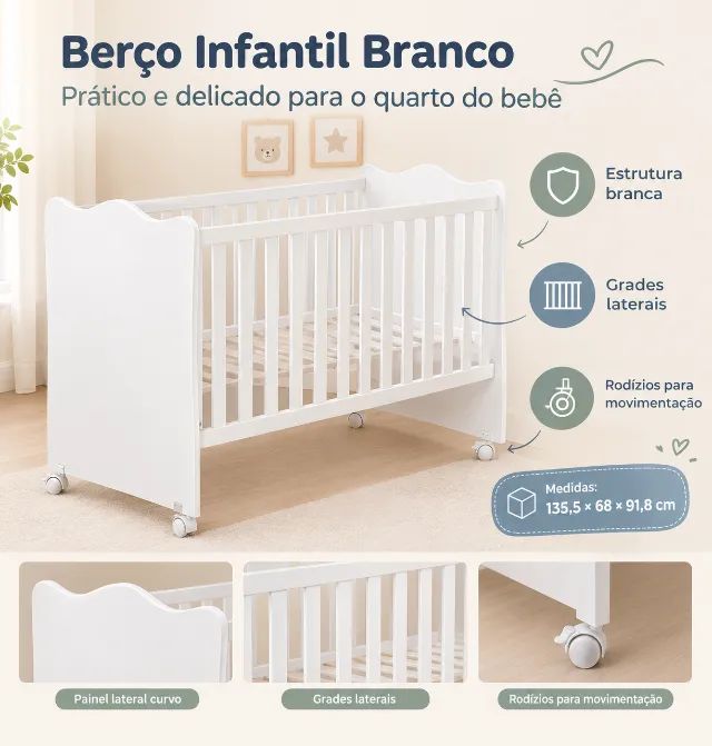 Berço Pouco Usado - Foto 5