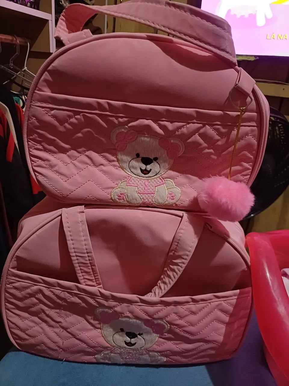 Bolsa maternidade,  banheira e roupas rn - Foto 2