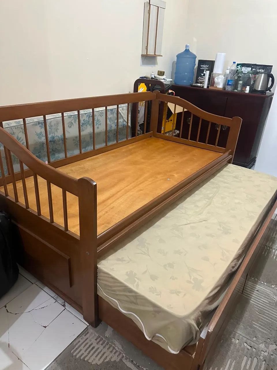 Cama/ Bicama de solteiro em madeira  - Foto 2