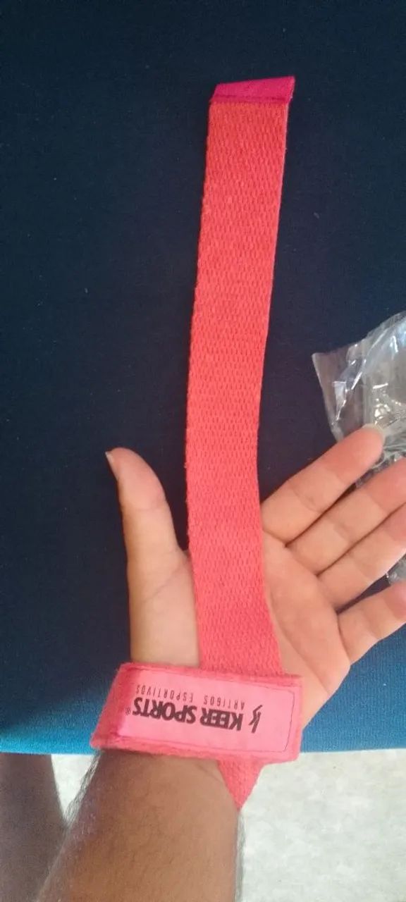 Tala Strap 100% Algodão - Keer Sports ROSA - Foto 3