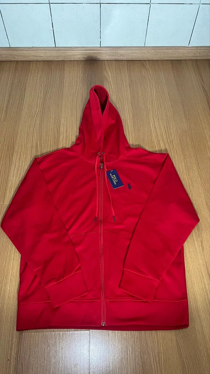 Moletom Ralph Lauren G vermelho 