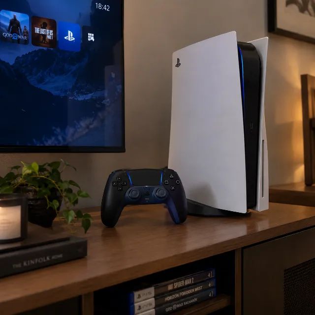 Dualsense controle PS5 Preto - Foto 4