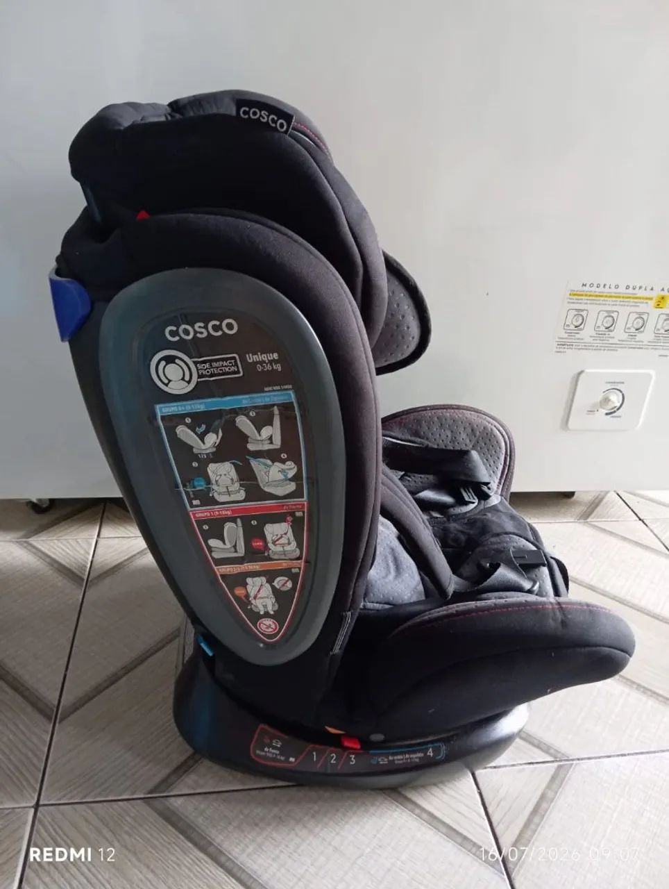 Cadeira para Auto Cosco de 0 a 36kg