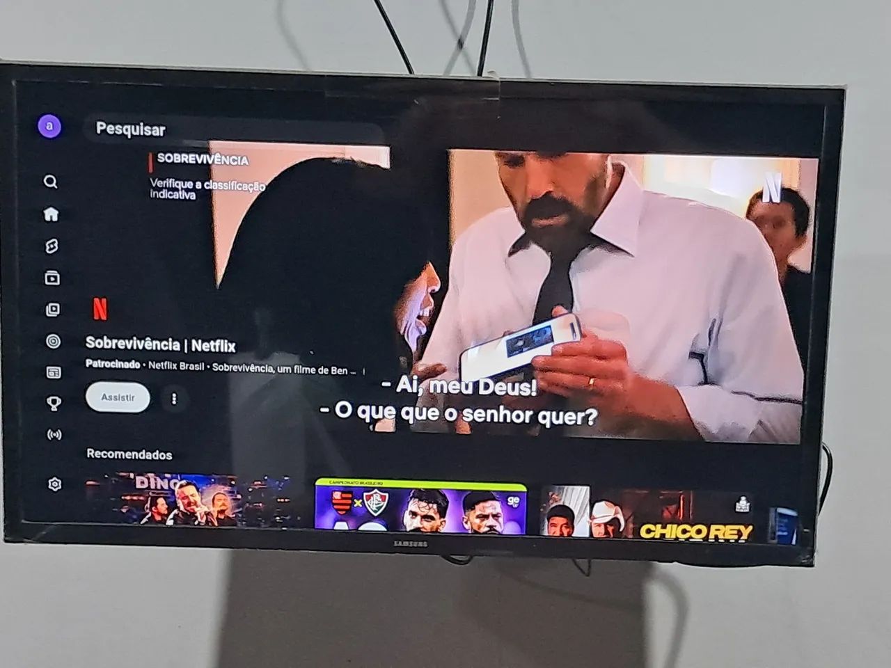 Tv Samsung 32 polegadas praticamente sem uso, tudo funcionando perfeitamente  - Foto 5