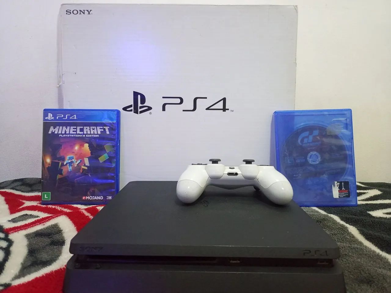 PS4 SLIM Semi-novo 500GB com garantia 