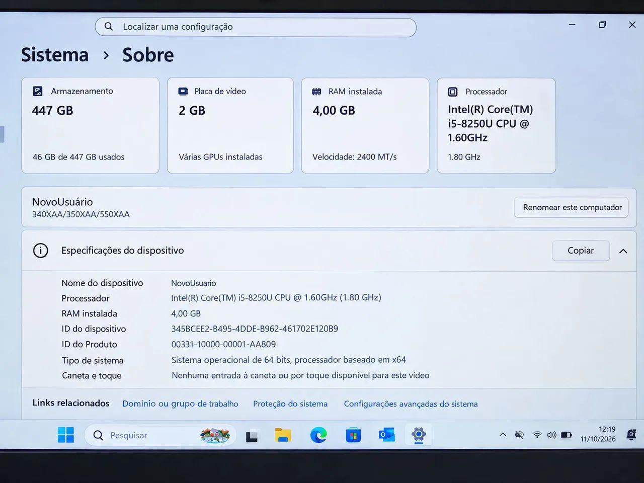 NOTEBOOK SAMSUNG À VENDA - Foto 4