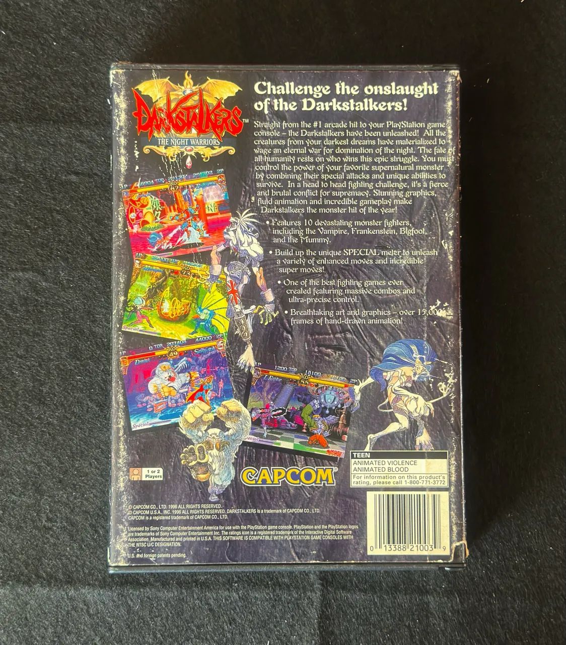 Long Box PlayStation 1 DarkStalkers  - Foto 2