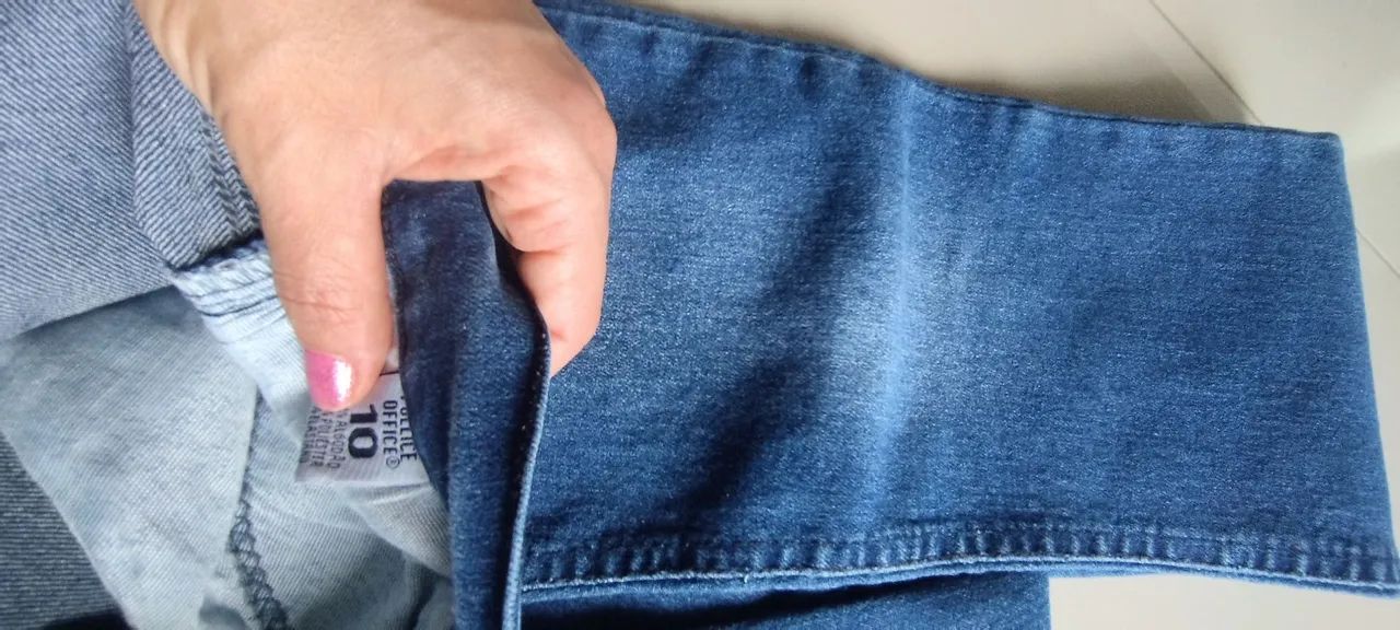 Calça jeans Denim Elastano Tam 10 da Pollice Office - Foto 2