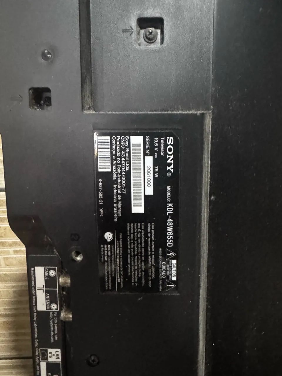 TV Sony Bravia 48 polegadas KDL-48W655D  - Foto 2
