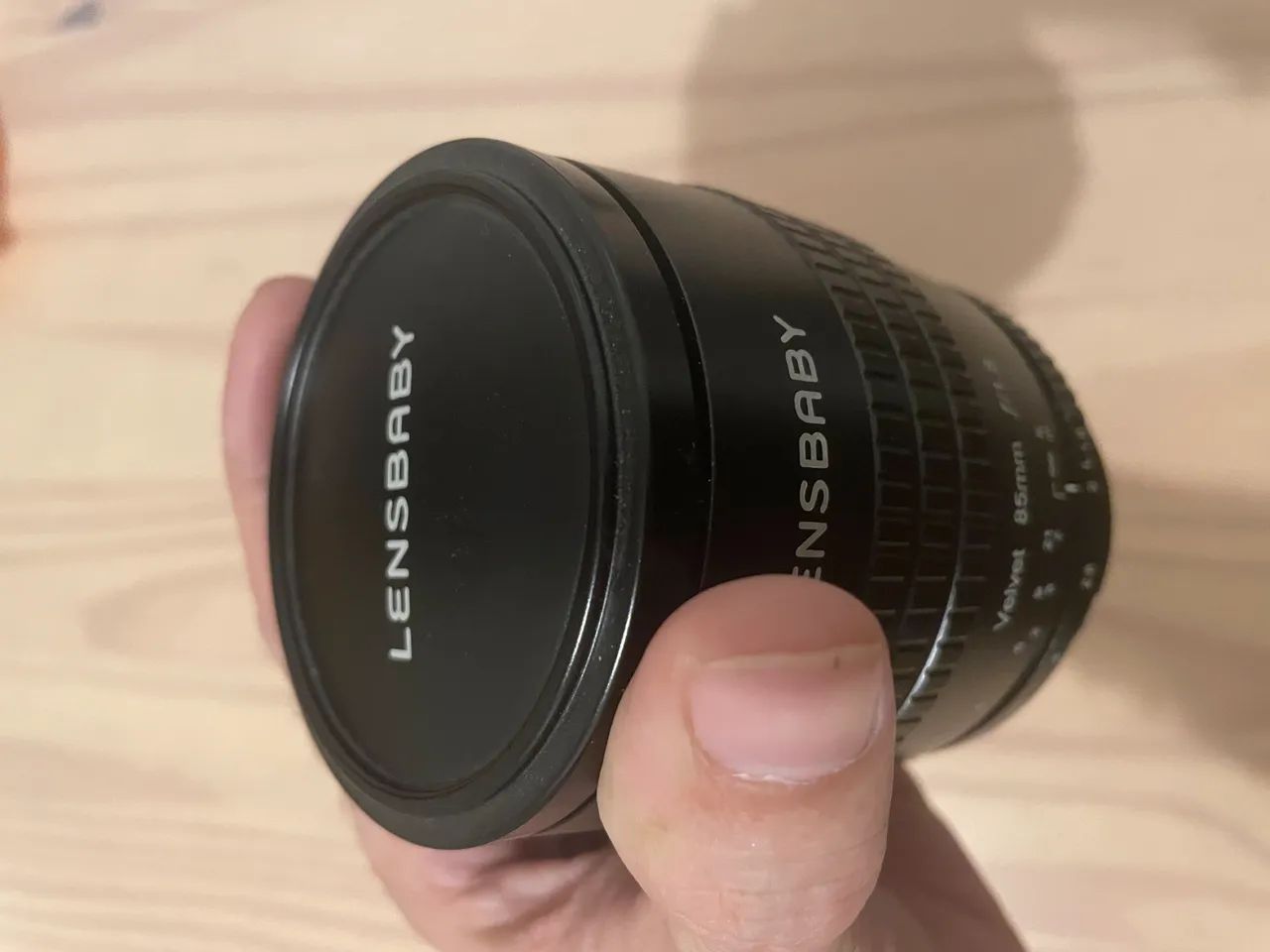 Lente Lensbaby Velvet 85 mount Sony E - Câmeras e Filmadoras