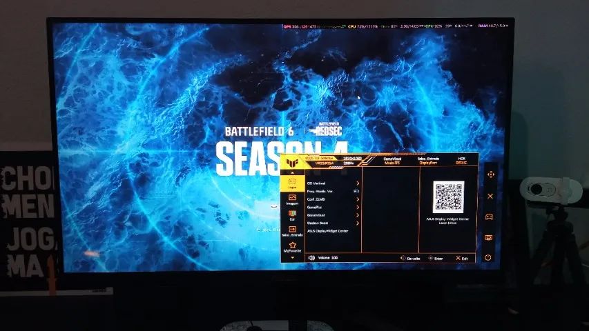 Monitor Gamer ASUS TUF 25 polegadas, Full HD, 200Hz, 0.3ms, Fast IPS