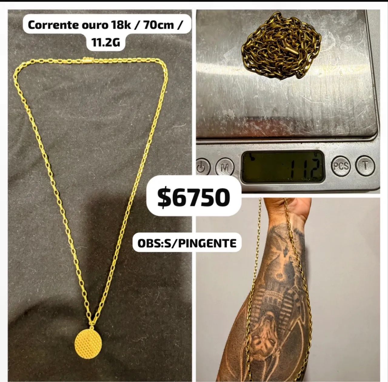 Corrente de ouro 